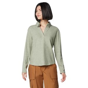 Women's Green Long Sleeve Top